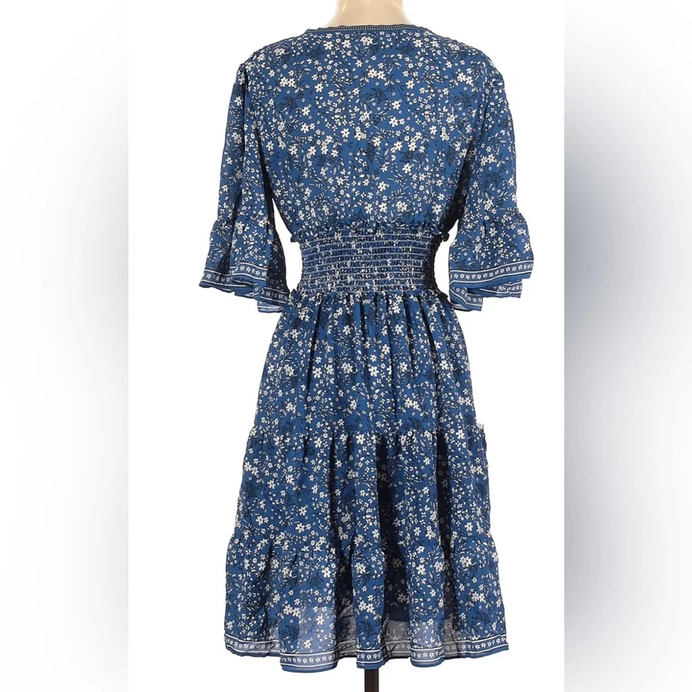 Max Studio Blue A-Line Dress - Picture 2 of 4
